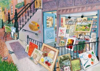 RAVENSBURGER Puzzle Galerie umění 1000 dílků