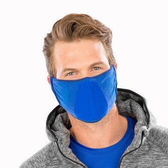 Antibakteriální rouška Result Natural Yarn 1 ks - modrá