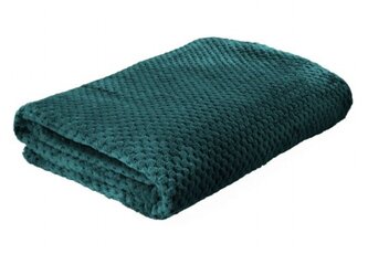 Mikrovláknová deka | NOAH | zelená vzor rýžová zrna | 150x200 cm | 878454 Homla