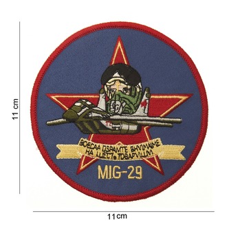 Nášivka textilní 101 Inc MIG-29 - barevná