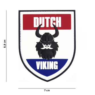 Gumová nášivka 101 Inc Viking vlajka Nizozemsko - barevná