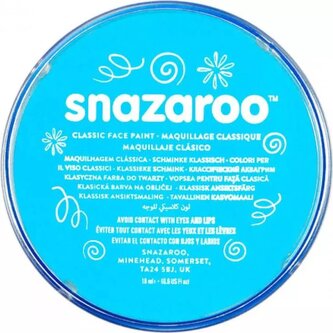 SNAZAROO Barva na obličej Tyrkysová (Turquoise) 18ml