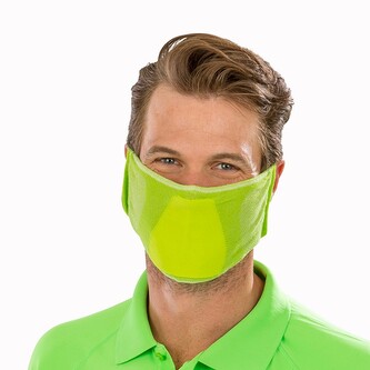 Antibakteriální rouška Result Natural Yarn 1 ks - zelená