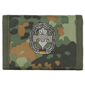 Peněženka na suchý zip Pioniere - flecktarn