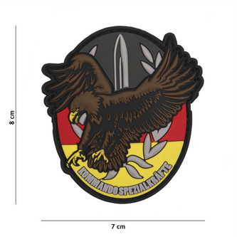 Gumová nášivka 101 Inc znak Kommando Spezial - barevná