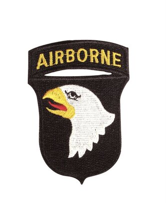 Nášivka US Airborne 101st Division AB - černá