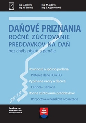Daňové priznanie 2019 + vyplnené vzory a tlačivá