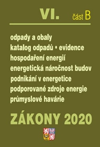 Zákony 2020 VI. část B Odpady, Obaly