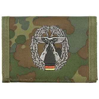Peněženka na suchý zip LW Sicherungsstaffel - flecktarn