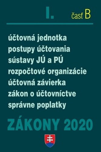 Zákony 2020 I. časť B