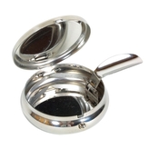 Popelník Basic Nature Pocket - stříbrný