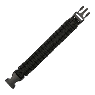 Náramek Paracord 101 Inc Para Classic 8 Wide - černý