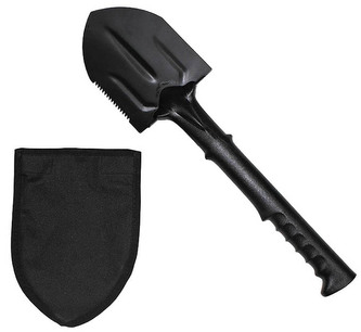 Rýč malý pevný 44 cm - černý