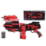 Serve & Protect Samopal 50 cm se 40 šipkami - červený-černý