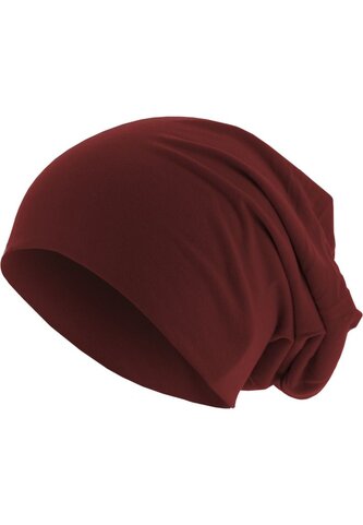 Čepice zimní MSTRDS Jersey Beanie - tmavě červená
