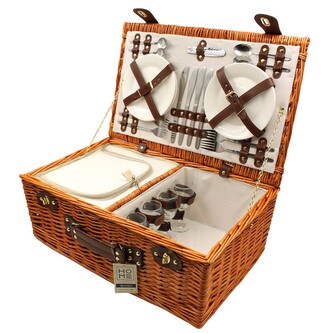 Piknikový koš pro 4 osoby 6394 - rustikální