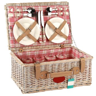 Piknikový koš pro 4 osoby 6309 - světlý