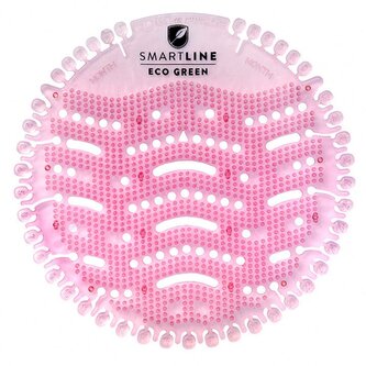 SmartLine Pisoárové sítko Basic Strawberry Lime 1 ks