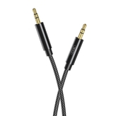 Kabel AUX (XO-R211C) JACK STEREO 3,5mm 1m, barva černá