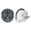 Cestovní adaptér pro USA, 250V, 10A, bílá/grafit (TA-8)