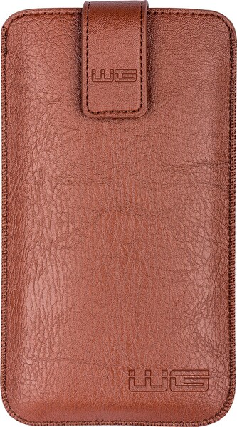 Univerzální pouzdro V17 (8,4x14,5cm) (Hnědé)