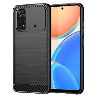 Pouzdro Carbon Xiaomi Redmi Note 11 Pro 5G (Černé)