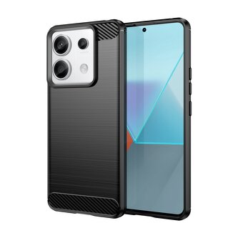 Pouzdro Carbon Xiaomi Redmi Note 13 Pro 5G (Černé)