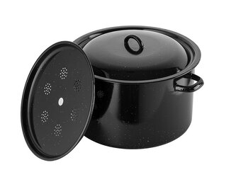 HRNEC SMALTOVANÝ NA ZAVAŘOVÁNÍ S POKLIČKOU 32CM 15L