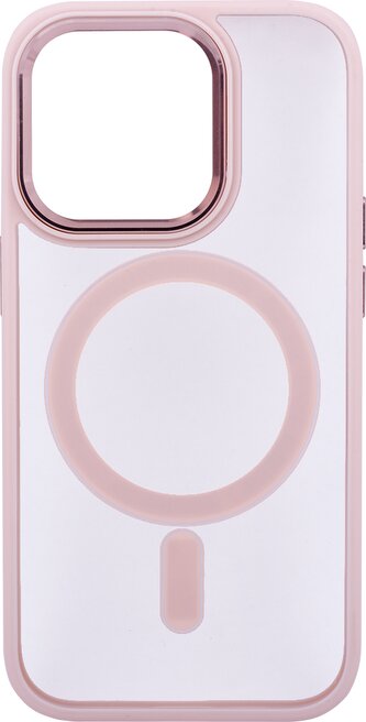 Pouzdro Iron Eye Magnet iPhone 14 Pro (Růžové)