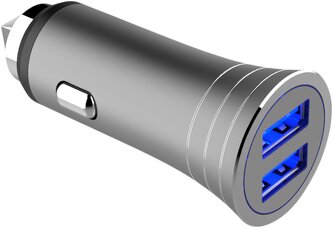 Autonabíječka 2xUSB/USB-A 30W s kabelem Type-C 1M