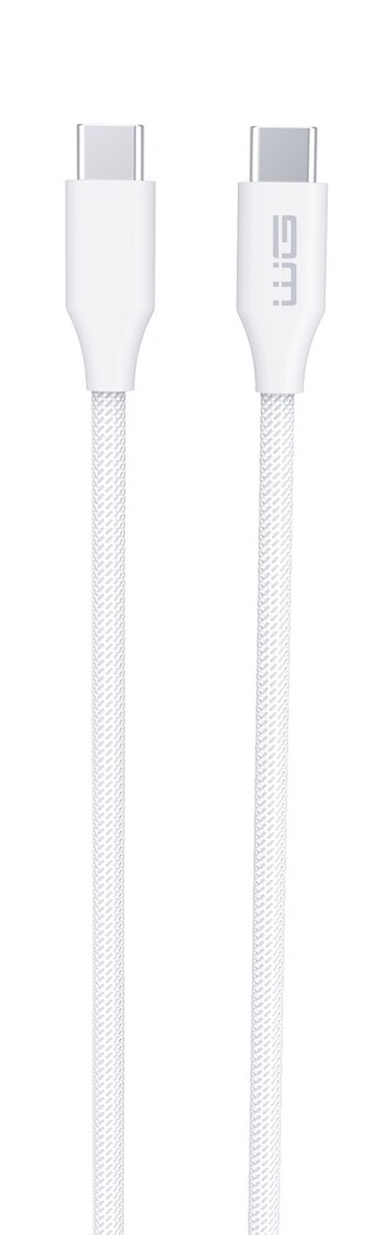 Datový kabel Type C-Type C - 1,5m (120W/5A) (Bílý)