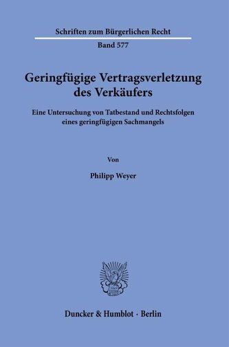 Geringfügige Vertragsverletzung des Verkäufers