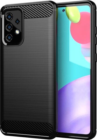 Pouzdro Carbon Samsung Galaxy A52 5G/A52 4G/A52s 5G (Černé)