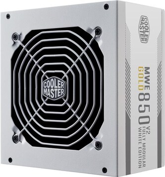 Cooler Master zdroj MWE 850 Gold V2, Modularní, 120mm, 80+ Gold, bílá