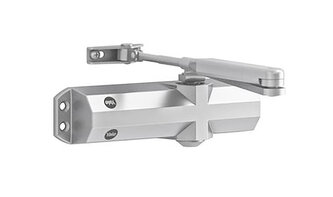 zavírač dveřní DC4000 lom ram EN2/3/4 stříbrný YALE