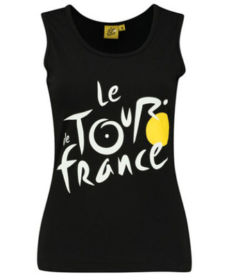 Dámské tričko - tílko Tour de France: Logo (S) černé