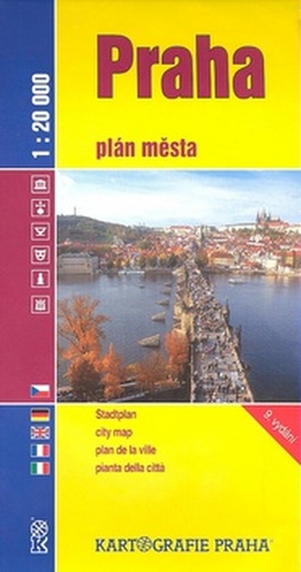 Praha plán města