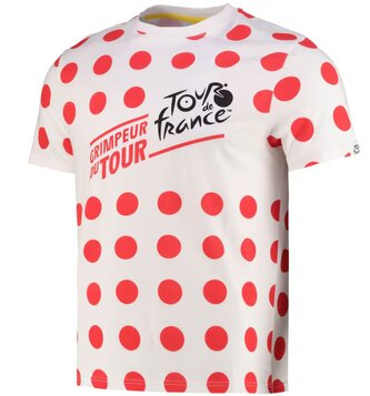 Pánské tričko Tour de France: Vedoucí jezdec (S) bílá bavlna