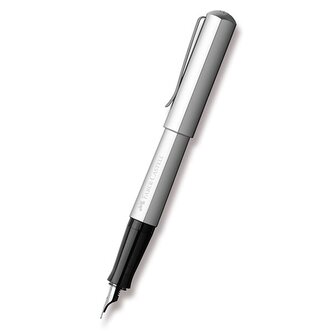 Faber-Castell Hexo Silver plnicí pero hrot F