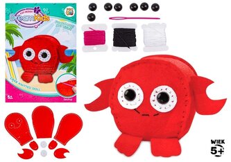 Zestaw kreatywny do szycia Krab Zestaw kreatywny do szycia Krab