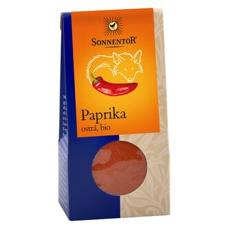 Paprika ostrá Bio 40 g koření Sonnentor