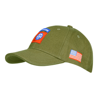 Kšiltovka 101 Inc Acap 82nd Airborne - olivová