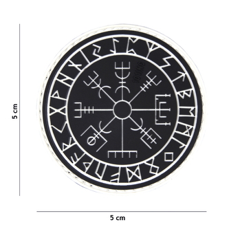 Gumová nášivka 101 Inc Protect Shield - černá