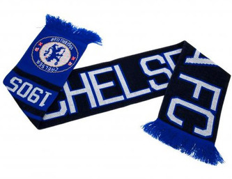 Pletená šála Chelsea FC: Vzor NR (132 x 19 cm) acryl