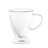 ANDREA SADA 2 TERMOS SKLENIC S PODNOŽKOU 300ML+2 ZLATÉ LŽIČKY