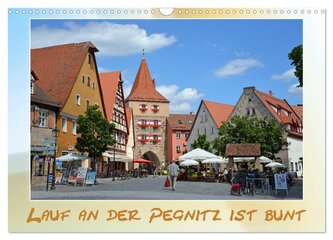 Lauf an der Pegnitz ist bunt (Wandkalender 2025 DIN A3 quer), CALVENDO Monatskalender