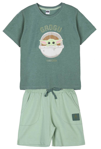 Dětské pyžamo s kraťasy Star Wars|Hvězdné války: Tv seriál The Mandalorian Grogu (11-12 let)