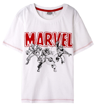 Dětské tričko Marvel|Avengers: Hrdinové (velikost12 let) bílá bavlna