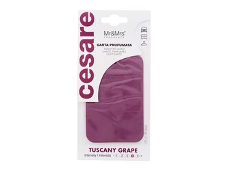 Mr&Mrs Fragrance Cesare Vůně do auta Scented Card 1 ks Tuscany Grape unisex