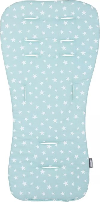 CHIPOLINO Měkká podložka do kočárku Mint stars